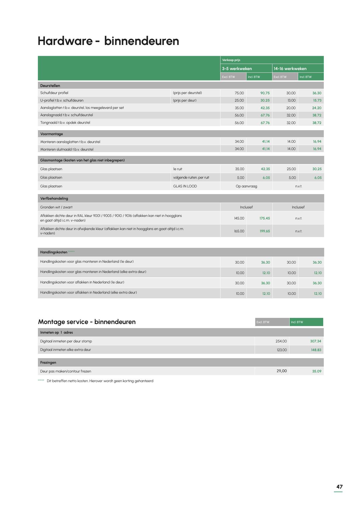 Prijslijst pagina 47