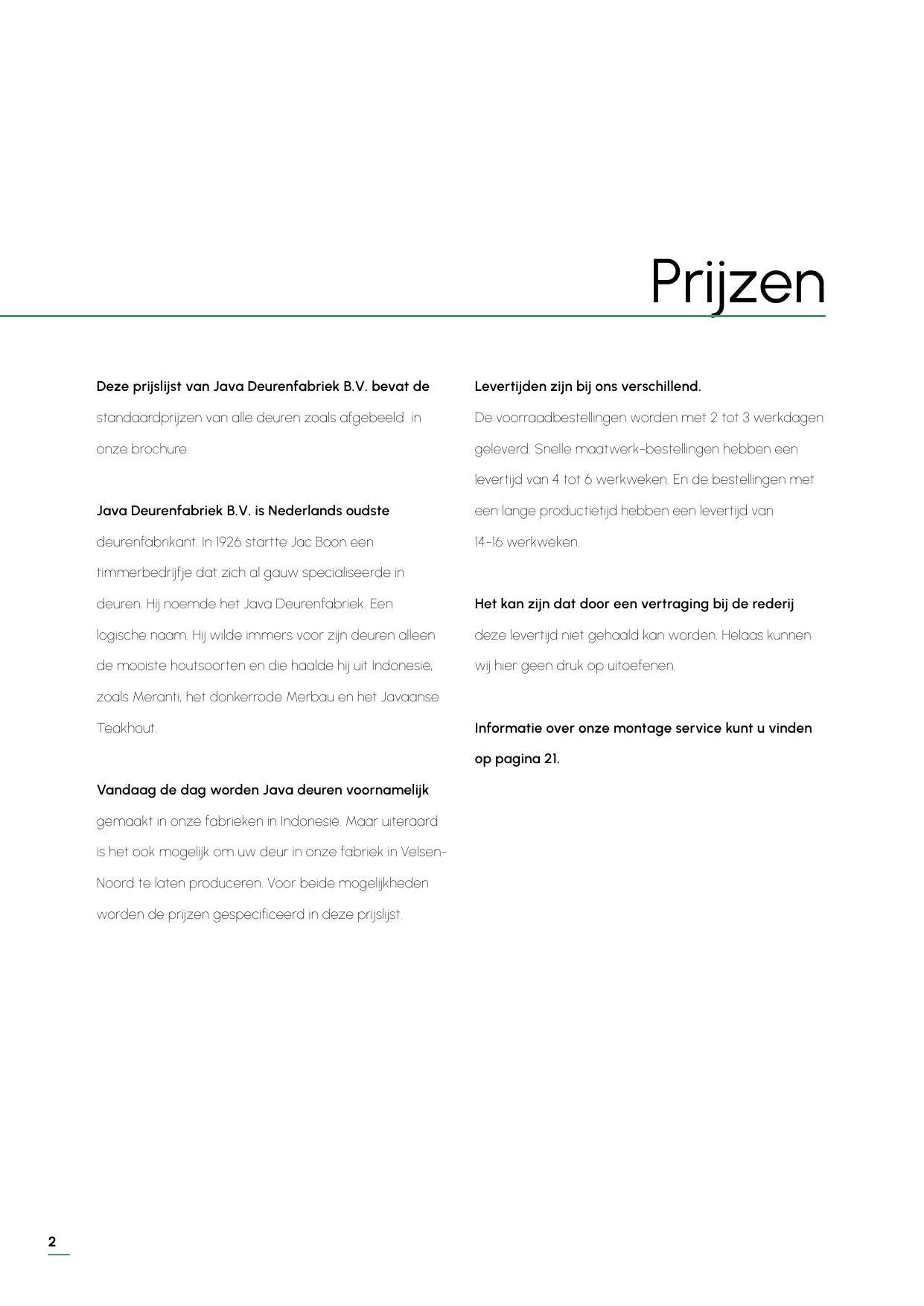 Prijslijst pagina 2